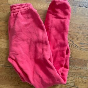 Outdoor voices candy apple nimbus sweatpants S